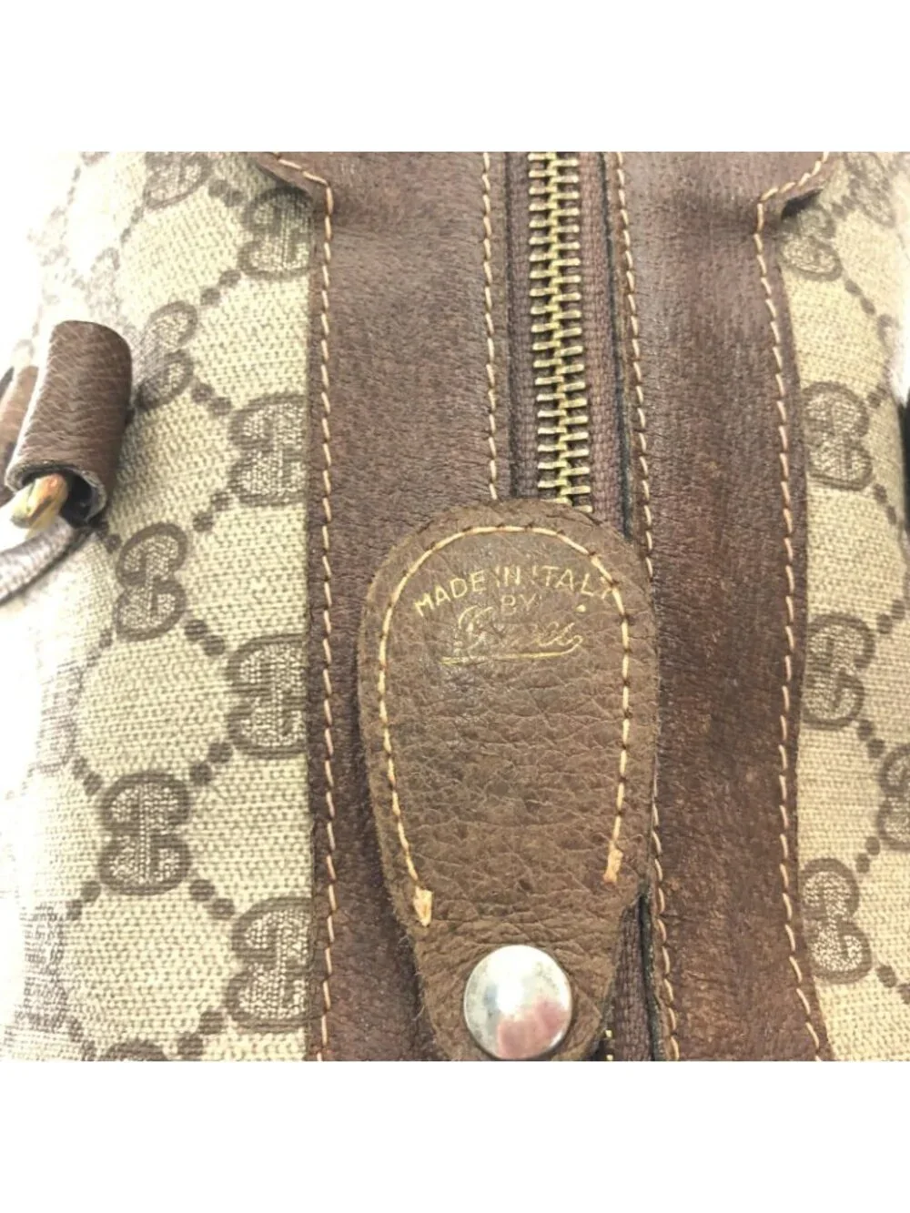 Gucci Boston Bag Mini Vintage GG Pattern